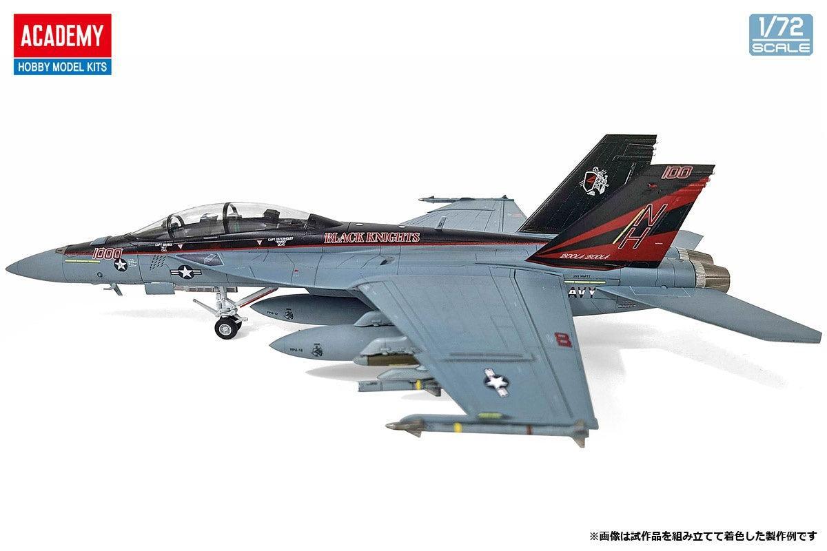 Academy 12577 USN F/A-18F "VFA-154 Black Knights" 1/72 Model Kit - A-Z Toy Hobby