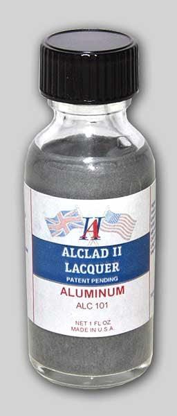 Alclad II ALC-101 Aluminum Lacquer Paint 1oz - A-Z Toy Hobby