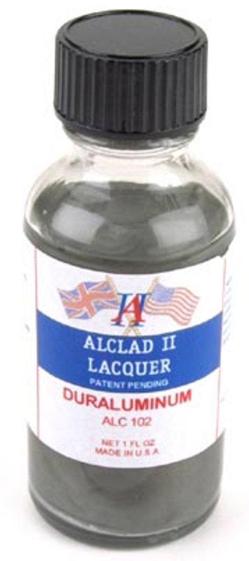 Alclad II ALC-102 DurAluminum Lacquer Paint 1oz - A-Z Toy Hobby