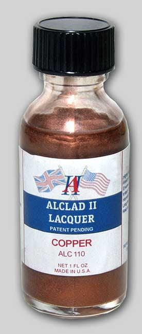 Alclad II ALC-110 Copper Lacquer Paint 1oz - A-Z Toy Hobby