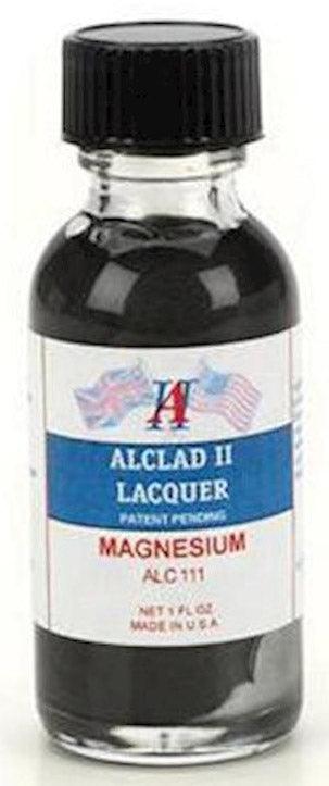 Alclad II ALC-111 Magnesium Lacquer Paint 1oz - A-Z Toy Hobby