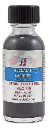 Alclad II ALC-115 Stainless Steel Lacquer Paint 1oz - A-Z Toy Hobby