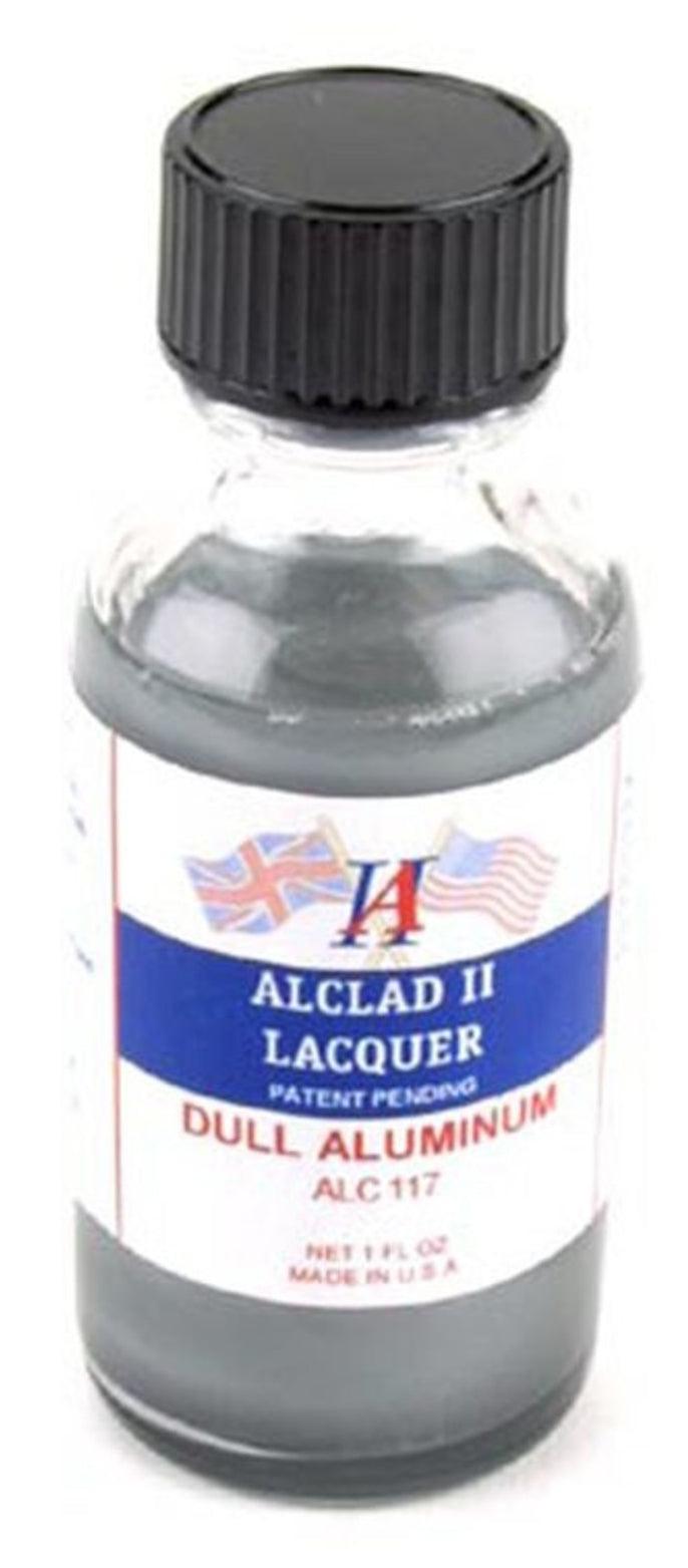 Alclad II ALC-117 Dull Aluminum Lacquer Paint 1oz - A-Z Toy Hobby