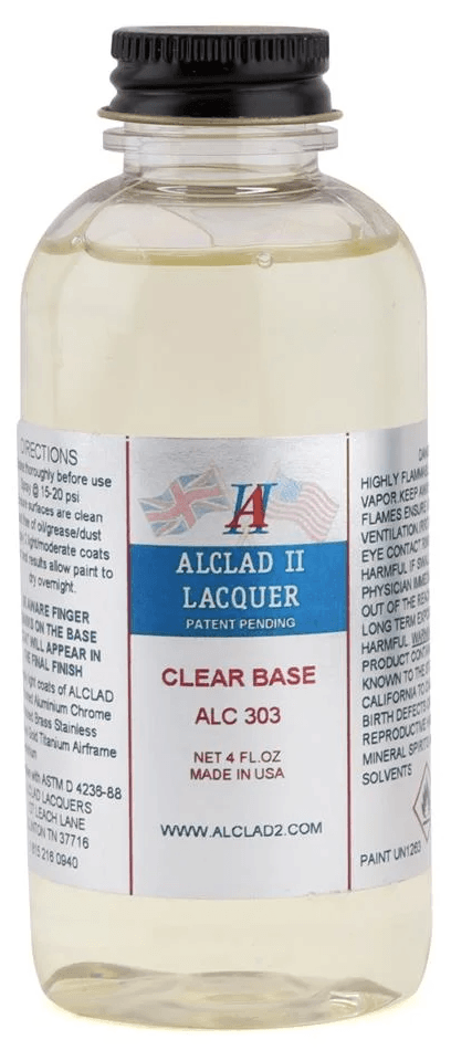 Alclad II ALC-303 Clear Enamel Base Primer Paint 4oz - A-Z Toy Hobby