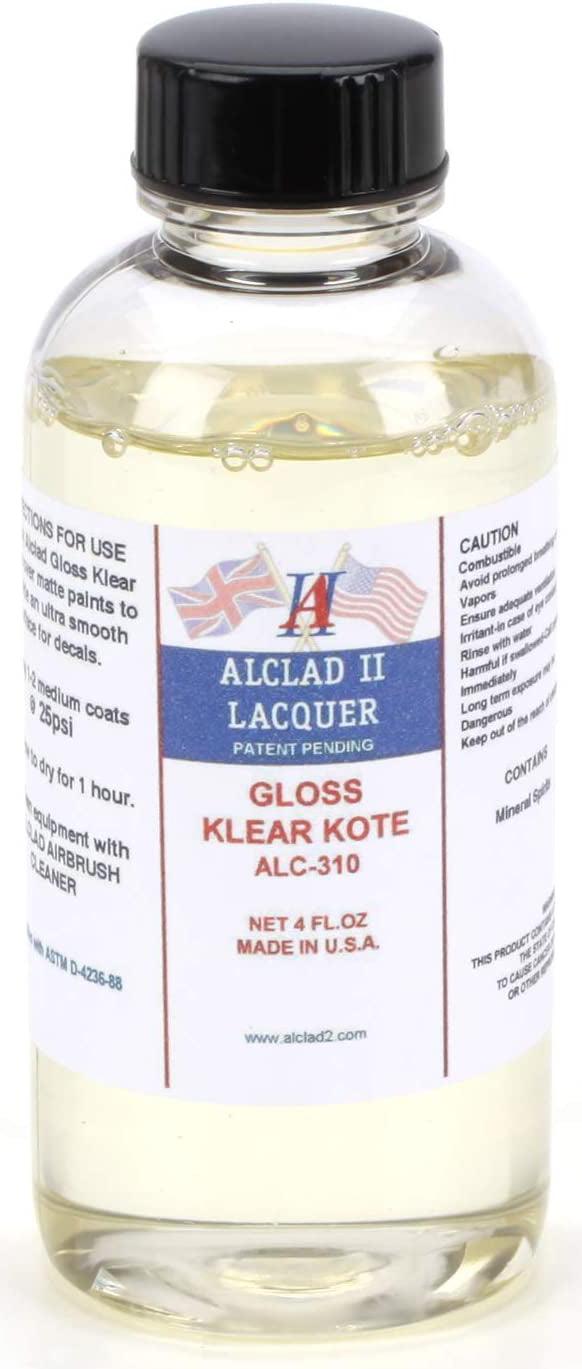 Alclad II ALC-310 Klear Kote Gloss Clear Top Coat Paint 4oz - A-Z Toy Hobby