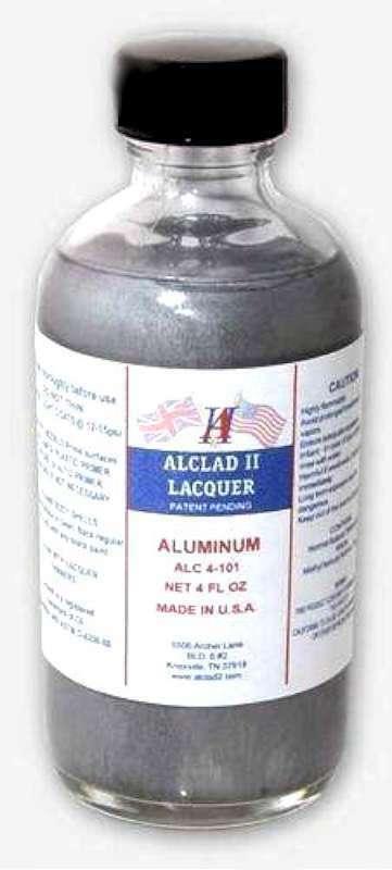 Alclad II ALC-4101 Aluminum Lacquer Paint 4oz - A-Z Toy Hobby