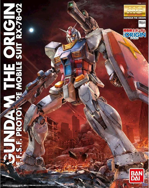 Bandai RX-78-2 Gundam The Origin Ver. MG 1/100 Model Kit - A-Z Toy Hobby