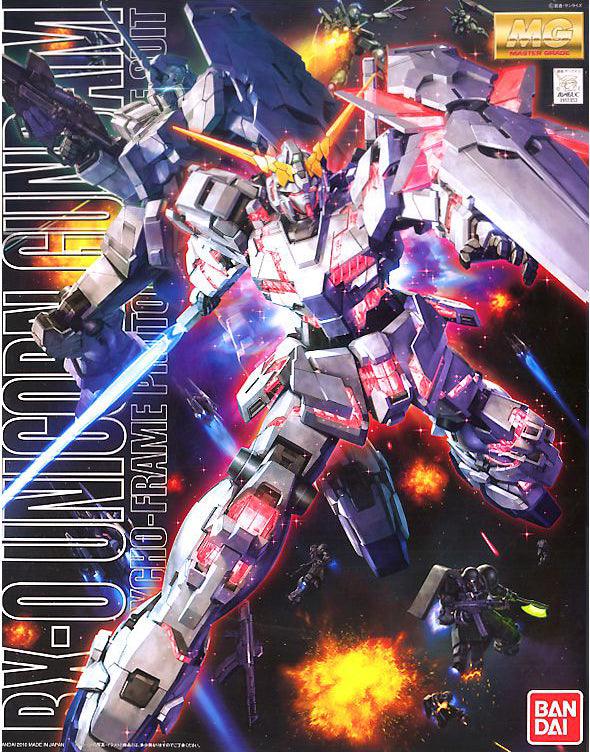 Bandai RX-0 Unicorn Gundam MG 1/100 Model Kit - A-Z Toy Hobby