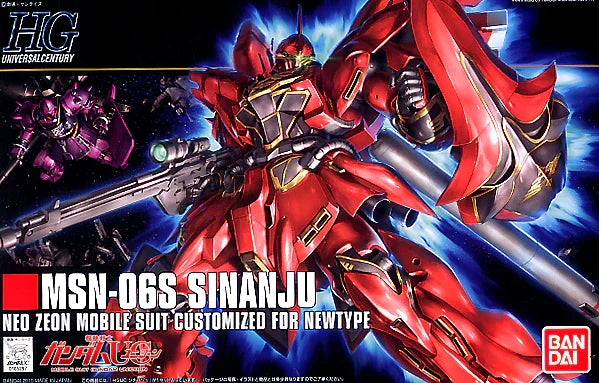 Bandai 116 MSN-06S Sinanju HGUC 1/144 Model Kit - A-Z Toy Hobby