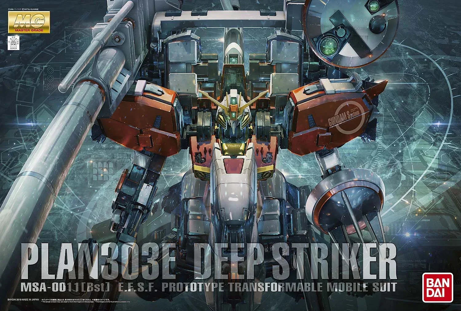 Plan303E Deep Striker Gundam Sentinel MG 1/100 Model Kit – A-Z Toy Plan303E Deep Striker Gundam Sentinel MG 1/100 Model Kit – A-Z Toy