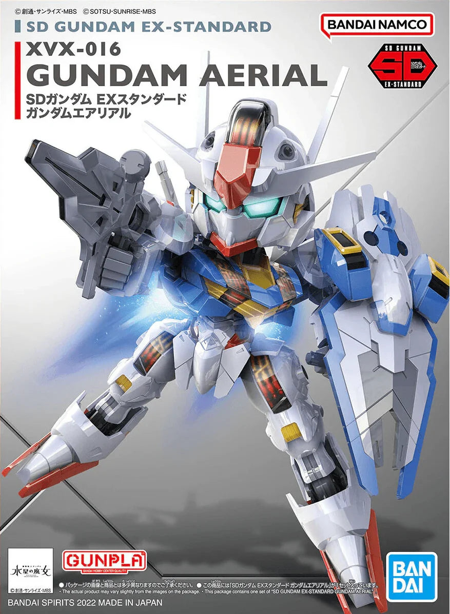 Bandai 019 Gundam Aerial SD EX-Standard TWFM Model Kit - A-Z Toy Hobby