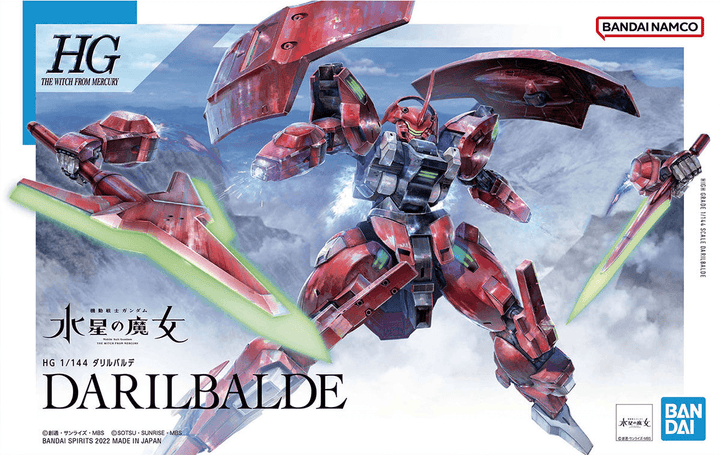 Bandai 08 Darilbalde HG TWFM 1/144 Model Kit - A-Z Toy Hobby