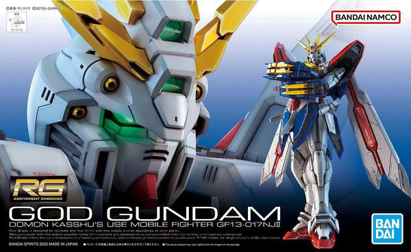 Bandai 37 God Gundam RG 1/144 Model Kit - A-Z Toy Hobby