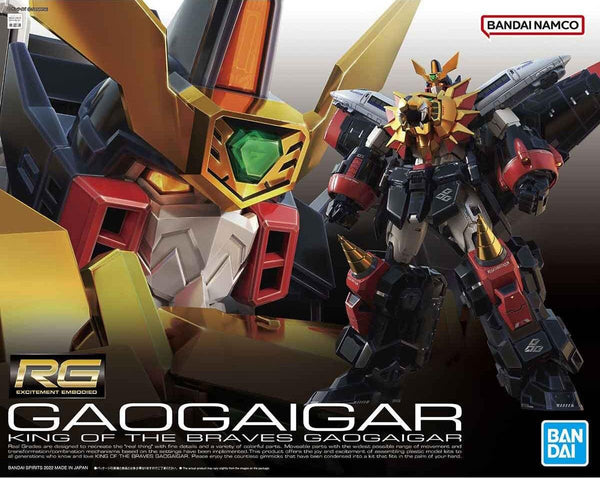 Bandai GaoGaiGar RG 1/144 Model Kit - A-Z Toy Hobby