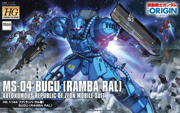 Bandai 012 MS-04 Bugu (Ramba Ral) The Origin Ver. HG 1/144 Model Kit - A-Z Toy Hobby