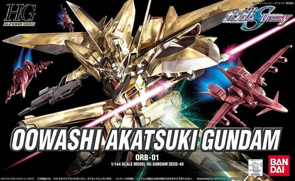 Bandai 40 Gold Oowashi Akatsuki Gundam Seed Destiny HG 1/144 Model Kit - A-Z Toy Hobby