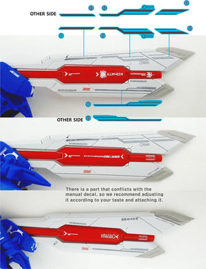 Delpi Holo Water Decal For RG God - A-Z Toy Hobby