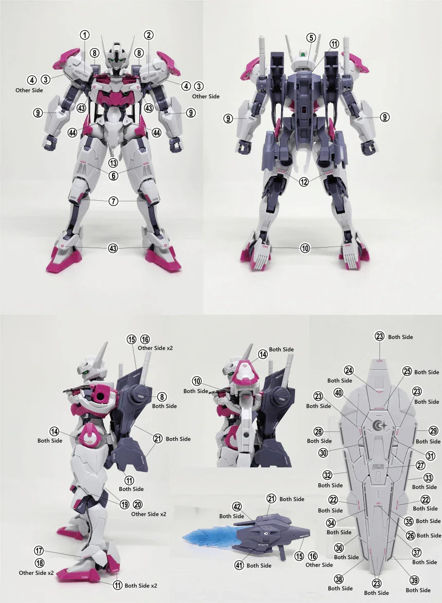 Delpi Water Decal For HG Lfrith - A-Z Toy Hobby