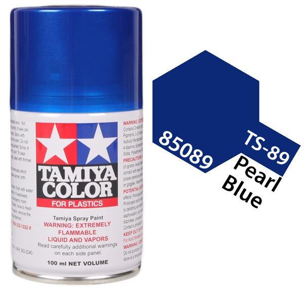 Tamiya 85089 TS-89 Pearl Blue Lacquer Spray Paint 100ml TAM85089 - A-Z Toy Hobby