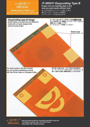 Infini Model Easycutting Mat Type B IT-3002V1 - A-Z Toy Hobby