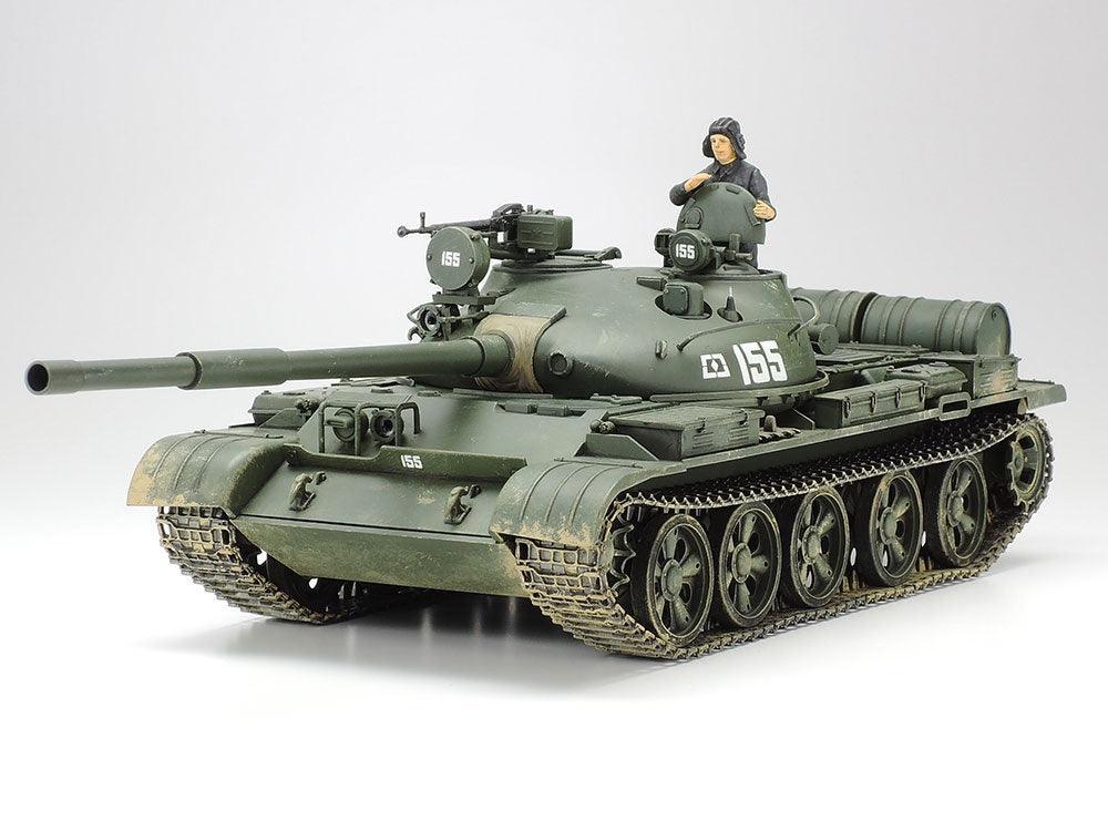 Tamiya #35108 Russian T-62A Tank 1/35 Model Kit - A-Z Toy Hobby