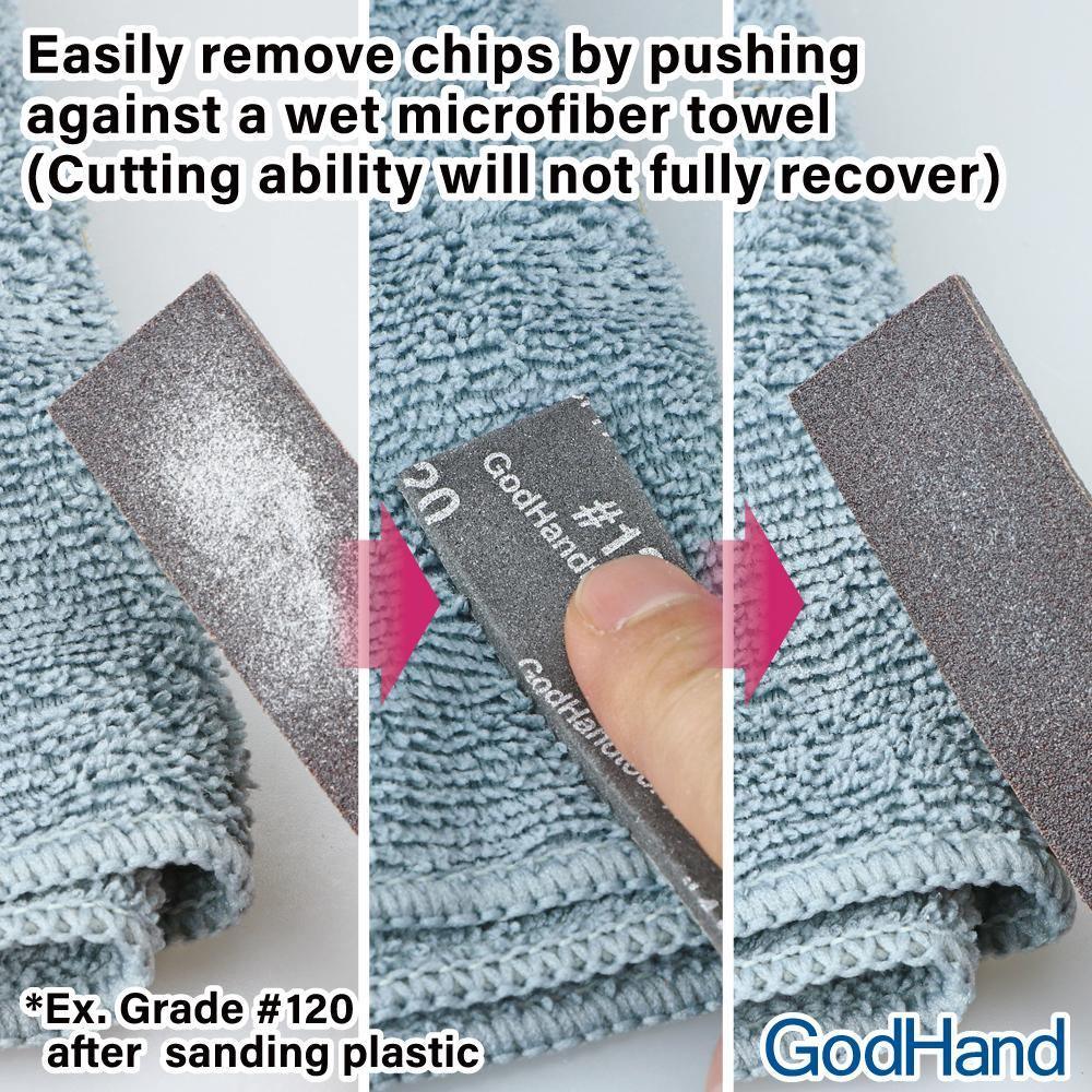 GodHand Kamiyasu Sanding Sponge Stick 2mm Set B (600, 800, 1000) GH-KS2-A3B - A-Z Toy Hobby