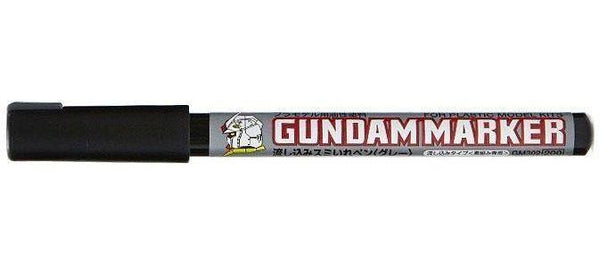 Mr. Hobby Gundam Marker GM302P Pour Type Gray (Extra Thin Type For Panel Lines) - A-Z Toy Hobby