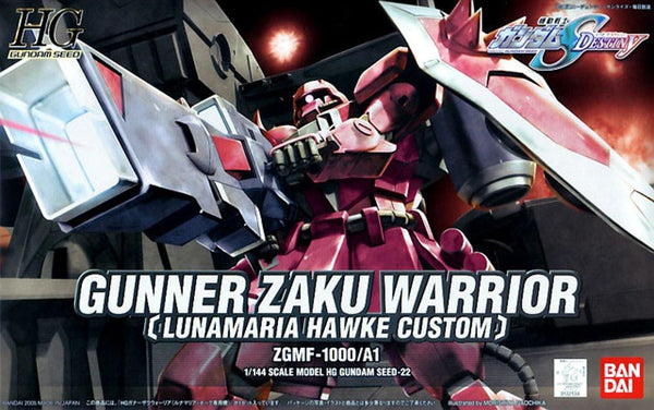 Bandai 22 Gunner Zaku Warrior Luna Maria Gundam Seed Destiny HG 1/144 Model Kit - A-Z Toy Hobby