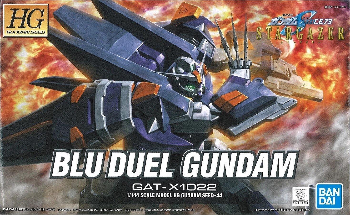 Bandai 44 Blu Duel Gundam Seed HG 1/144 Model Kit - A-Z Toy Hobby
