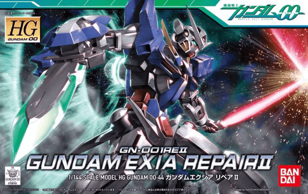 Bandai 44 Gundam Exia Repair II HG 1/144 Model Kit - A-Z Toy Hobby