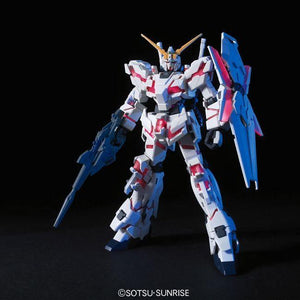 Bandai 100 Unicorn Gundam Destroy Mode HGUC 1/144 Model Kit - A-Z Toy Hobby