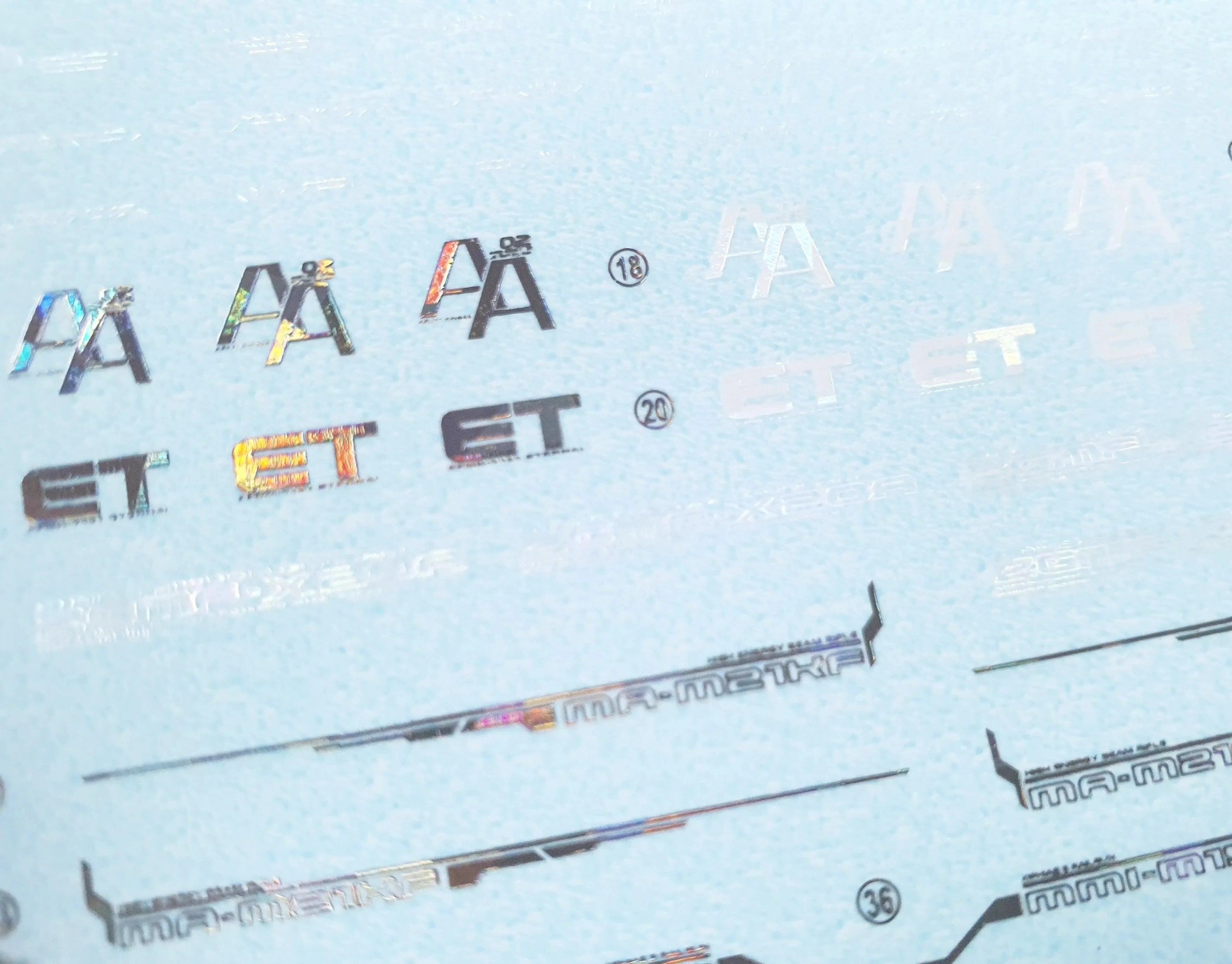 Delpi Holo Water Decal For MGEX Strike Freedom - A-Z Toy Hobby