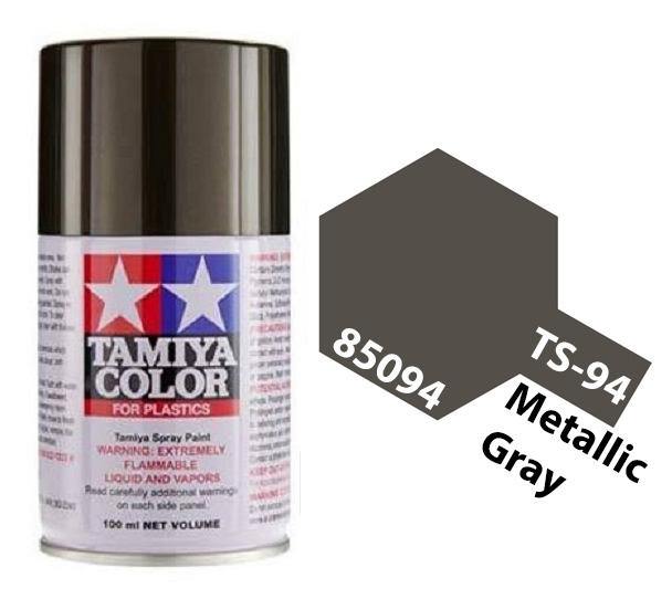 Tamiya 85094 TS-94 Metallic Gray Lacquer Spray Paint 100ml TAM85094 - A-Z Toy Hobby