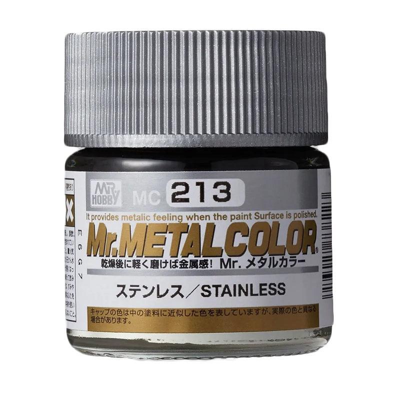 Mr. Hobby MC213 Mr. Metal Color Stainless Steel Paint 10ml - A-Z Toy Hobby