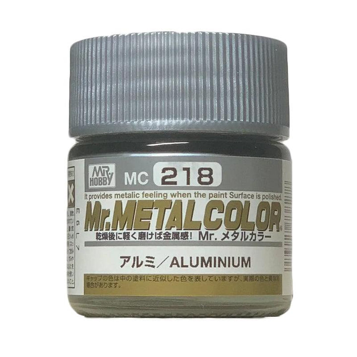 Mr. Hobby MC218 Mr. Metal Color Aluminum Paint 10ml - A-Z Toy Hobby