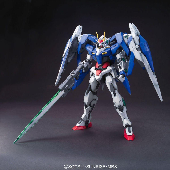 Bandai 00 Raiser GN-0000 + GN-010 Gundam 00 MG 1/100 Model Kit - A-Z Toy Hobby