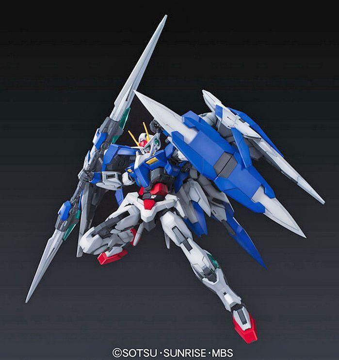 Bandai 00 Raiser GN-0000 + GN-010 Gundam 00 MG 1/100 Model Kit - A-Z Toy Hobby