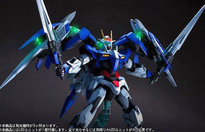 Bandai 00 Raiser GN-0000 + GN-010 Gundam 00 MG 1/100 Model Kit - A-Z Toy Hobby