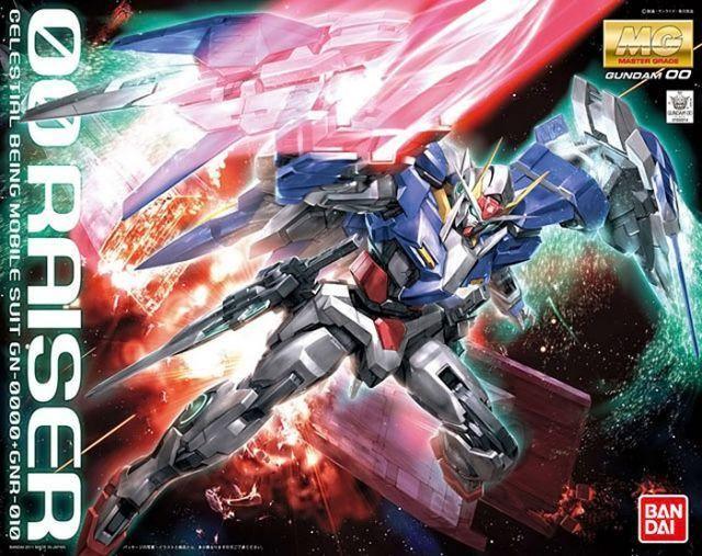 Bandai 00 Raiser GN-0000 + GN-010 Gundam 00 MG 1/100 Model Kit - A-Z Toy Hobby