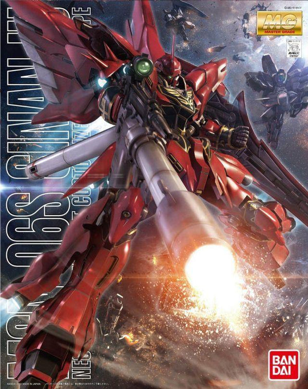 Bandai MSN-06S Sinanju Animation Color Ver. MG 1/100 Model Kit - A-Z Toy Hobby