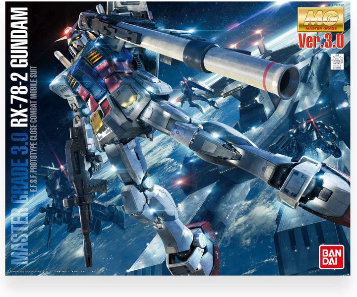 Gundam RX-78-2 Ver 3.0 MG 1/100 Model Kit - A-Z Toy Hobby