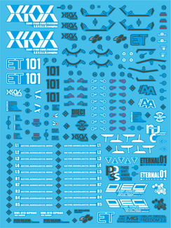 Delpi Water Decal For MG Freedom Ver 2.0 - A-Z Toy Hobby