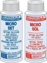 Microscale MI-1/MI-2 Micro Set/Sol Decal Setting Solution 1oz - A-Z Toy Hobby