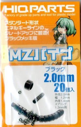 HIQParts MZ Pipe Black (20 pcs) - A-Z Toy Hobby