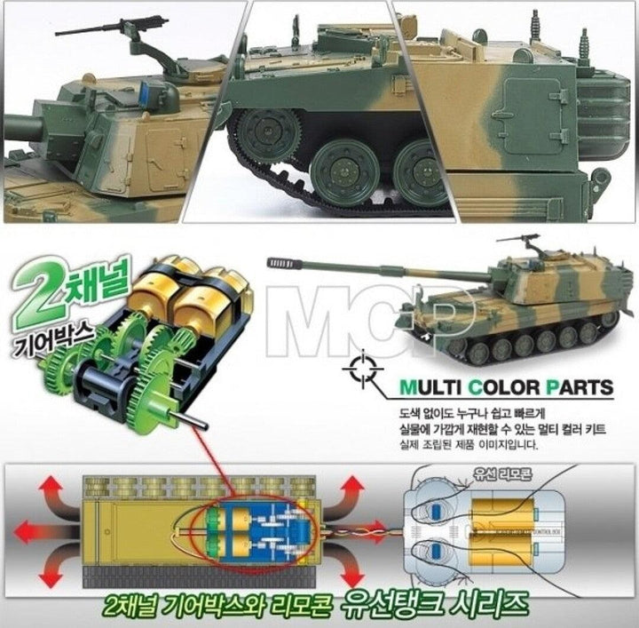 Academy 13312 K9 Self Propelled Artillary 1/48 Model Kit - A-Z Toy Hobby