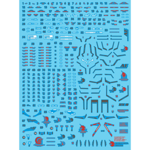 Delpi Holo Water Decal For RG Unicorn - A-Z Toy Hobby