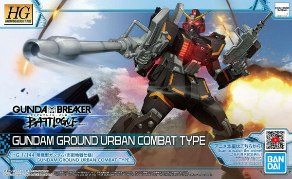 Bandai 07 Gundam Ground Urban Combat Type HG GBB 1/144 Model Kit - A-Z Toy Hobby