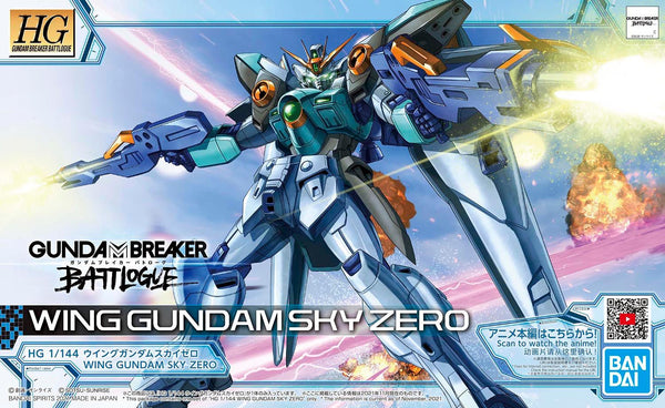 Bandai 09 Wing Gundam Sky Zero HG GBB 1/144 Model Kit - A-Z Toy Hobby