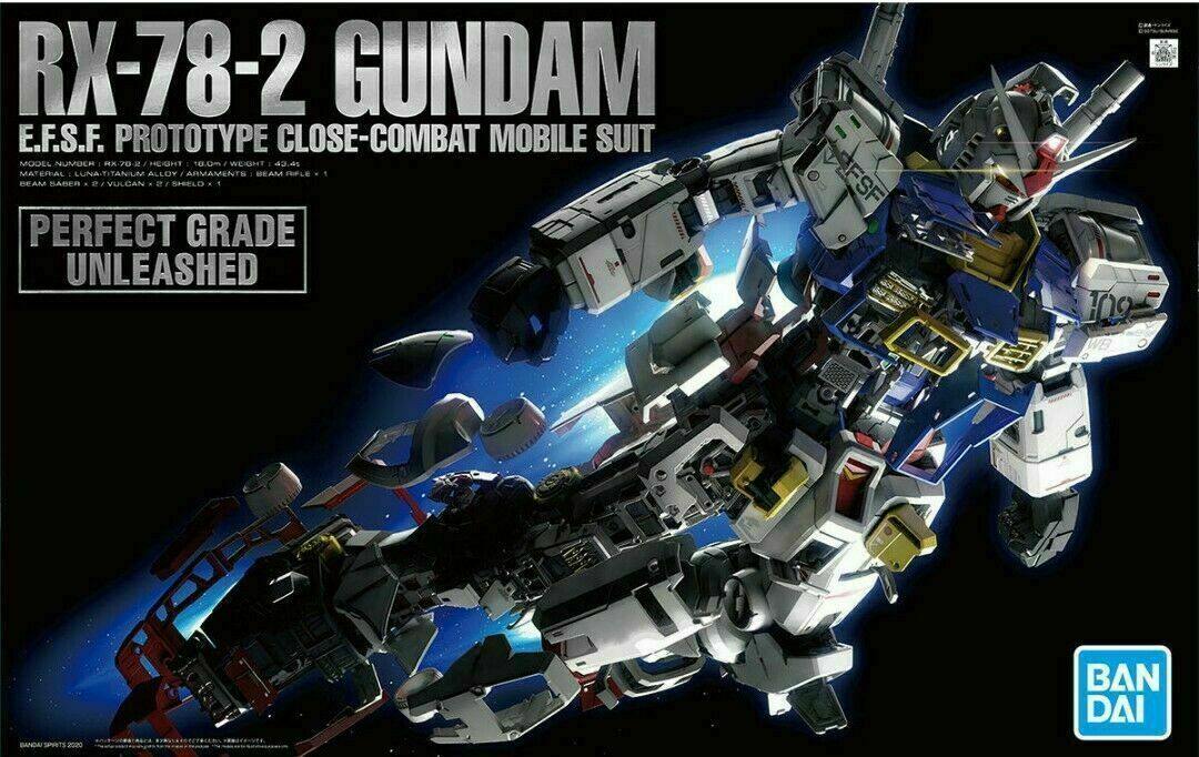 Bandai RX-78-2 Gundam Mobile Suit Unleashed PG 1/60 Model Kit