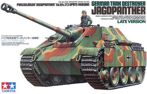 Tamiya #35203 German Tank Jagdpanther Late Version 1/35 Model Kit - A-Z Toy Hobby